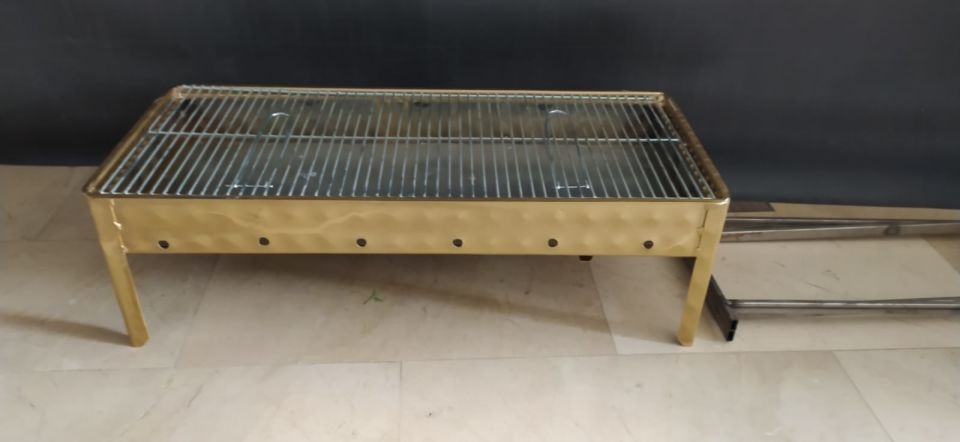 Portatif Katlanabilir Kalın Saç Mangal 35*75 cm